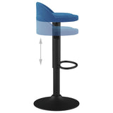 Bar Stool Blue Velvet 333594