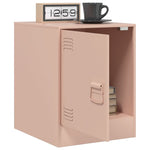 ZNTS Bedside Cabinets 2 pcs Pink 34.5x39x44 cm Steel 841610