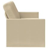 3 Seater Sofa Cream 190 x 81 x 82 cm Fabric 42041113