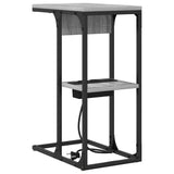 Bedside Cabinet Grey Sonoma 41.5 x 26 x 60.5 cm Engineered Wood 859593