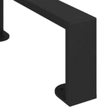Furniture Feet 12 pcs Black 281 x 40.5 x 100 mm Iron 864805