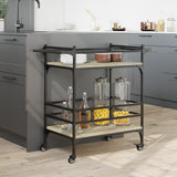 Kitchen Trolley Sonoma Oak 82x40x78.5 cm Engineered Wood 842362