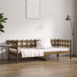 Day Bed without Mattress Honey Brown 90x200 cm Solid Wood Pine 820759