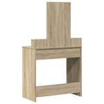 ZNTS Dressing Table with Drawers in Sonoma Oak - 79x41x140 cm 865138