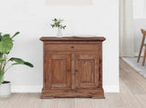 Storage Cabinet 63 x 30 x 79 cm Solid Mahogany Wood 42012413
