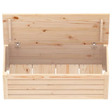Storage Box 89x36.5x33 cm Solid Wood Pine 823619