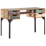 ZNTS Desk 118x48x75 cm Solid Reclaimed Wood 320665