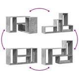 TV Cabinets 2 pcs Concrete Grey 75x30x50 cm Engineered Wood 840789