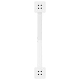 Dining Table Legs X-Shaped 2 pcs White 80x cm Steel 4012921