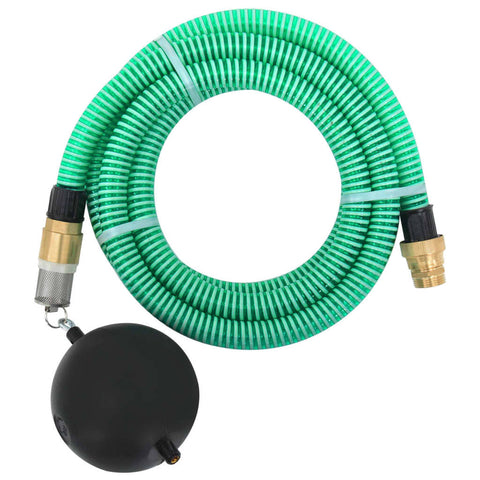 Suction Hose with Brass Connectors Green 1.1" 7 m PVC 151045