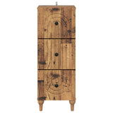 Drawer Cabinet Old Wood 33 x 34.5 x 90 cm Engineered Wood 894163