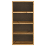 ZNTS Side Cabinet ODDA 40x24x79 cm Solid Wood Pine 4103601