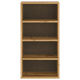 ZNTS Side Cabinet ODDA 40x24x79 cm Solid Wood Pine 4103601