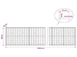 Gabion with 3.5 mm Wire and 10x10 cm Mesh 1200x30x100 cm 3463218