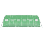 Greenhouse with Steel Frame Green 24 m² 6x4x2 m 3188062