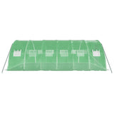 Greenhouse with Steel Frame Green 24 m² 6x4x2 m 3188062