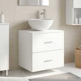 Wall-Mounted Sink Vanity White 49.5 x 35 x 63 cm 890254