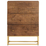 Chest of Drawers 55x30x76 cm Solid Wood Mango and Iron 371995
