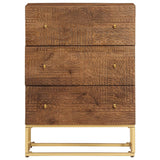 Chest of Drawers 55x30x76 cm Solid Wood Mango and Iron 371995