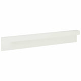 Garden Cover Profile 10 pcs 100 x 6 x 15 cm Steel White 8012951