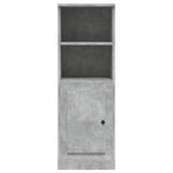 Highboard Concrete Grey 36x35.5x103.5 cm Engineered Wood 816324