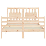 Bed Frame without Mattress 120x200 cm Solid Wood 3194306
