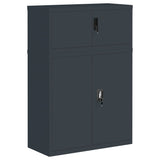 File Cabinet Anthracite 90x40x130 cm Steel 3188329