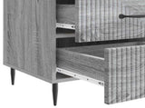 Bedside Cabinet Grey Sonoma 43 x 41 x 66.5 cm Engineered Wood 894791