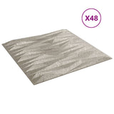 Wall Panels 48 pcs Beton 50x50 cm XPS 12 m Stone 4100082