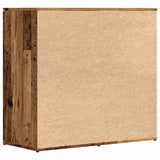 Sideboard Old Wood 80x36x75 cm Engineered Wood 856006