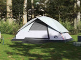 Camping Tent Dome 2-Person White Blackout Fabric Waterproof 94694