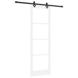 Sliding Door ORKDAL White and Black 78 x 232 cm 3332164