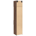 Slim Storage Cabinet Brown Oak 45x42.5x225 cm Engineered Wood 3281300