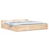 Bed Frame without Mattress with Drawers Super King 3103574