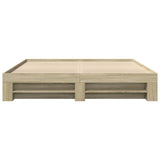 Bed Frame without Mattress Sonoma Oak 180x200 cm Super King Engineered Wood 3295452
