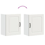 Kitchen Wall Cabinet Kalmar White Engineered Wood 853557