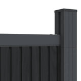 Fence Panel WPC Grey 173x186 cm 4003980