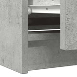 ZNTS TV Cabinet Concrete Grey 100x35x54 cm Engineered Wood 861808