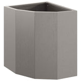 Corner Planter Rusty 30 x 30 x 35 cm Weathering steel 883660