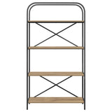 Bookshelf Artisan Oak 80 x 30 x 146 cm Engineered wood 879844