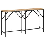 Console Table Artisan oak 140 x 29 x 75 cm Engineered Wood 883529