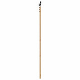 Sliding Door Natural and Black 86 x 211 cm Solid Pine Wood 3445457
