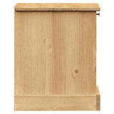 ZNTS Bedside Cabinet VIGO 42x35x42 cm Solid Wood Pine 353154