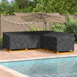 Furniture Cover Black 270 x 270 x 80 cm 600D Oxford Fbric 4105668