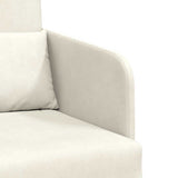 Sofa Bed Cream 65 x 80 x 83 cm Velvet 4106654