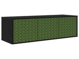 Wall-mounted TV Cabinet GELEEN 102 x 33 x 40 cm Black Oak 8007154