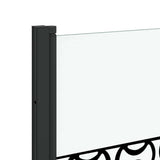 Shower Enclosure Manual Black and Transparent 130 x 130 cm 42018552