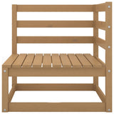 8 Piece Garden Lounge Set Honey Brown Solid Pinewood 3075432