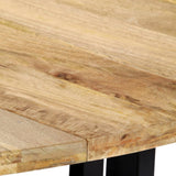 ZNTS Dining Table 150x73 cm Solid Mango Wood 247851