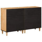 Storage Cabinets 2 pcs Brown 60 x 33.5 x 75 cm Solid Mango Wood 3310175